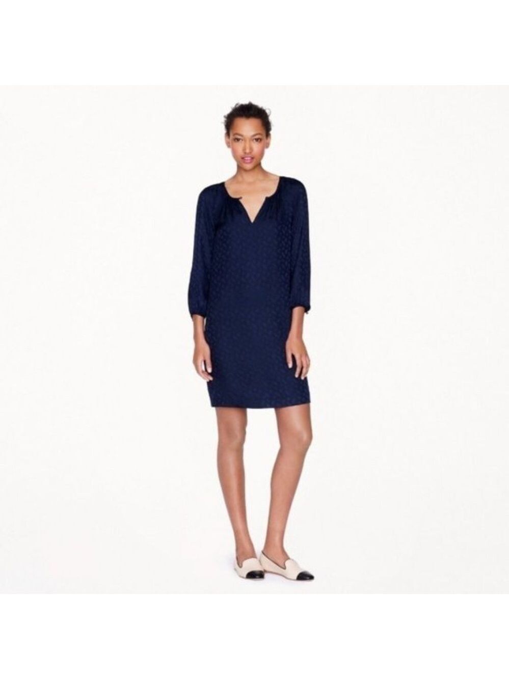 J. Crew Leopard Print Silk Mini Dress